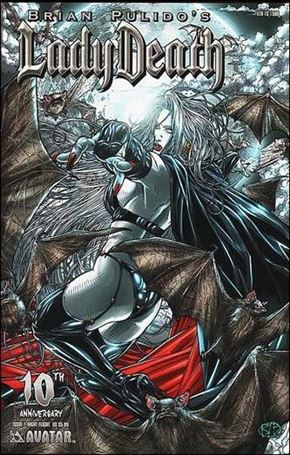 Brian Pulido's Lady Death #1 10th Anniversary issue 1-G Night Flight Cover