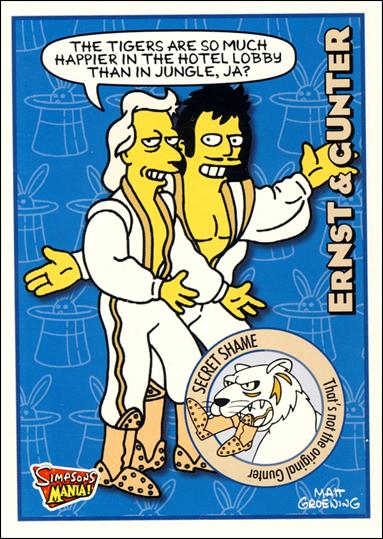 Simpsons Mania! (Base Set) card 22 Ernst & Gunter