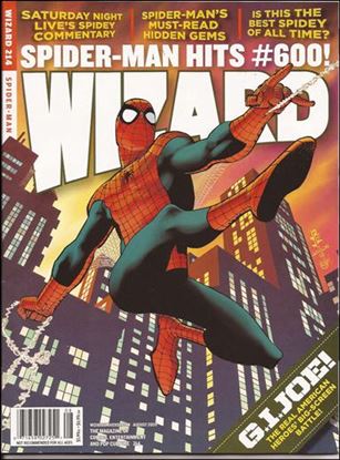 Wizard: The Magazine of Comics, Entertainment and Pop Culture issue 214-B John Romita Jr. Spider-Man Cover