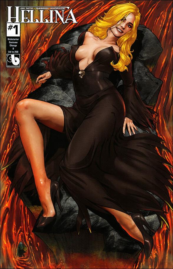 Hellina (2016) issue 1-SG Kickstarter Costume Change D Cover 1/250