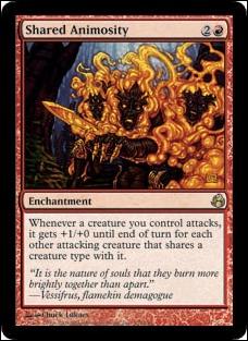 Magic the Gathering: Morningtide (Base Set) card 104 Shared Animosity