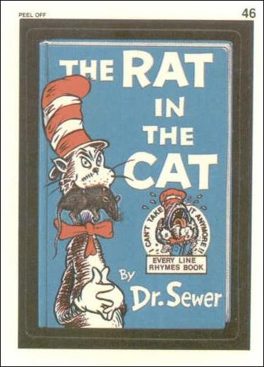 Wacky Packages (Base Set) card 46 The Rat in the Cat