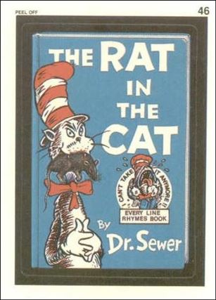 Wacky Packages (Base Set) card 46 The Rat in the Cat