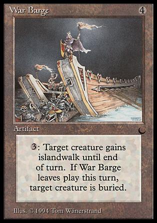Magic the Gathering: The Dark (Base Set) card 115 War Barge