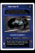 Star Wars: Premiere Unlimited (Base Set) card 144 Vader's Custpom TIE
