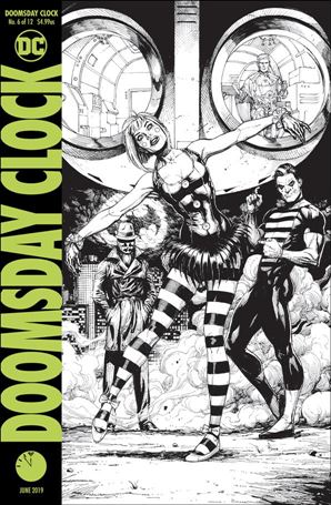 Doomsday Clock issue 6-C Gary Frank Final Printing Cover