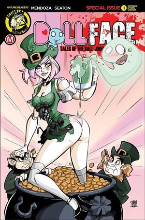 Dollface St. Patrick's Day Special issue 1-D Marcelo Trom Tattered & Torn Cover 1/2000