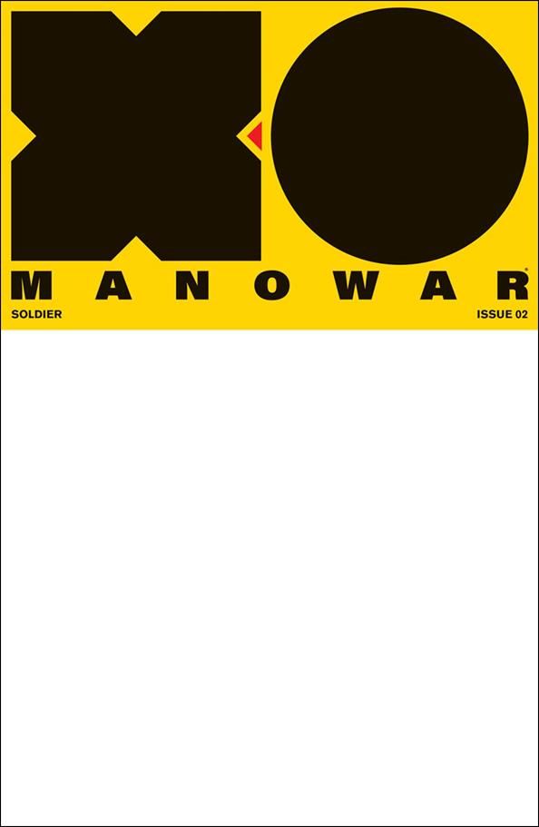 X-O Manowar (2017) issue 2-C Blank Cover