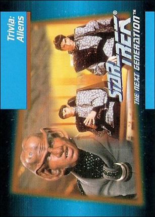 Star Trek: The Next Generation - Inaugural Edition (Base Set) card 117 Trivia: Aliens