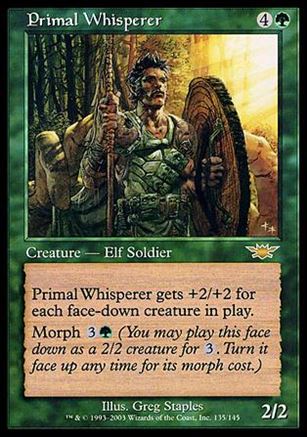 Magic the Gathering: Legions (Base Set) card 135 Primal Whisperer