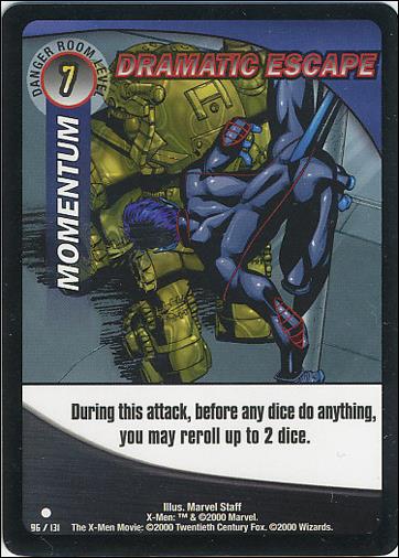 X-Men Trading Card Game (Base Set) card 96 Dramatic Escape