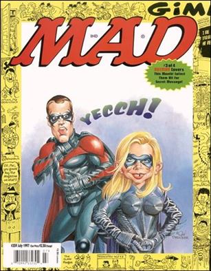 MAD (1955) issue 359-C Robin & Batgirl Bottom Left Cover 