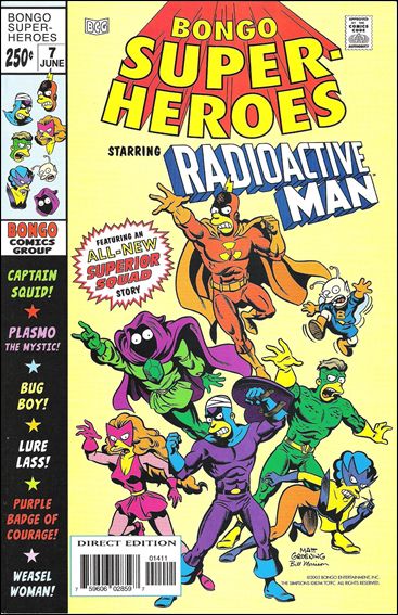 Radioactive Man (2000) issue 7 Bongo Super Heroes Starring Radioactive Man #7