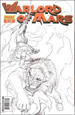 Warlord of Mars issue 10-E Joe Jusko 1:20 Sketch Cover
