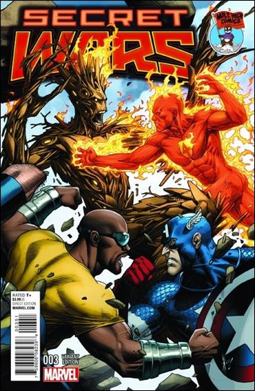 Secret Wars issue 3-K Dale Keown Mile High Comics Cover