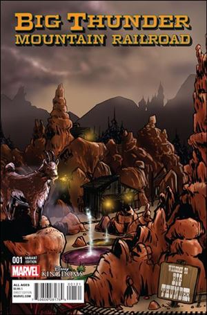 Big Thunder Mountain Railroad issue 1-B Brian Crosby 1:10 Connecting Cover