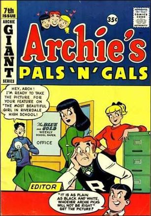 Archie's Pals 'n Gals issue 7-B 35 Cent Price Cover