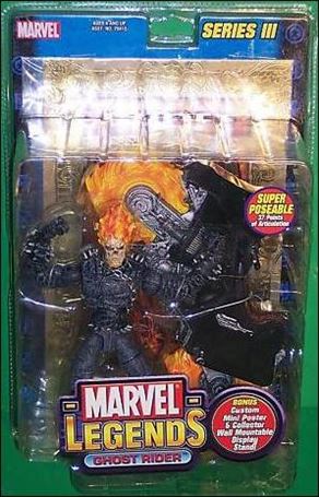 Marvel Legends (Series 3) figure 2-C Ghost Rider (Gold Foil Poster Book)