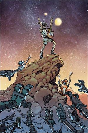 Traveling to Mars issue 11-E Roberto Meli Virgin 1:10 Cover