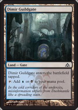 Magic the Gathering: Dragon's Maze (Base Set) card 148 Dimir Guildgate