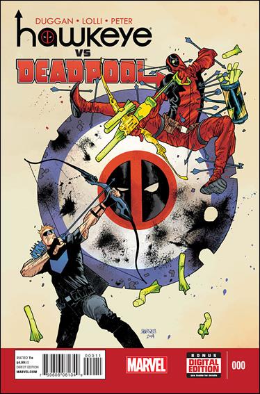 Hawkeye vs Deadpool issue 0 James Harren Cover