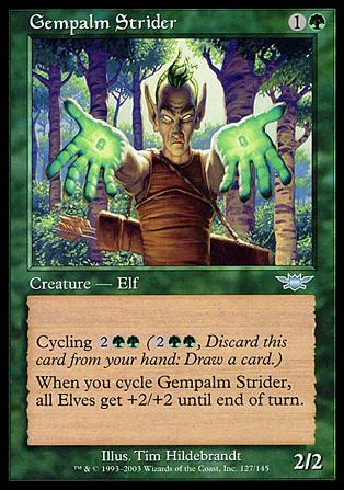 Magic the Gathering: Legions (Base Set) card 127 Gempalm Strider