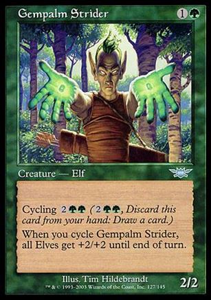 Magic the Gathering: Legions (Base Set) card 127 Gempalm Strider