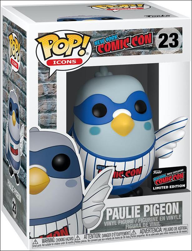 POP! Icons figure 23-E Paulie Pigeon (Pinstripe) NYCC Exclusive