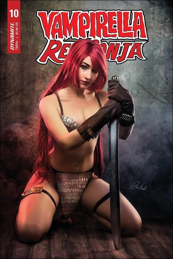 Vampirella / Red Sonja issue 10-D Cosplay Photo Cover