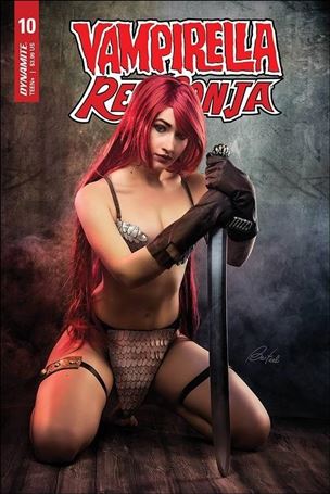 Vampirella / Red Sonja issue 10-D Cosplay Photo Cover