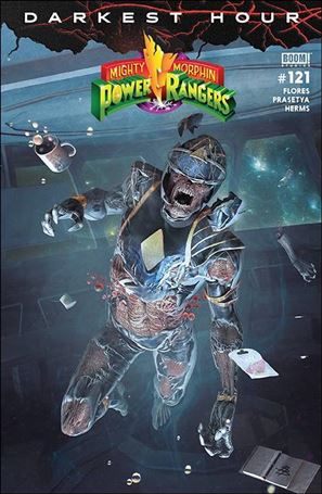 Mighty Morphin Power Rangers issue 121-B Björn Barends Dark Grid Cover