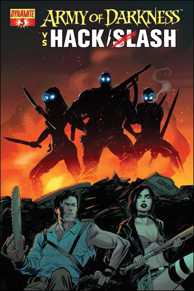 Army of Darkness vs. Hack/Slash issue 3-B Tim Seeley Cover