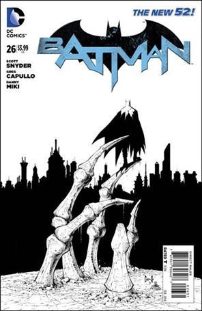 Batman (2011) issue 26-E Greg Capullo 1:100 Black and White Cover