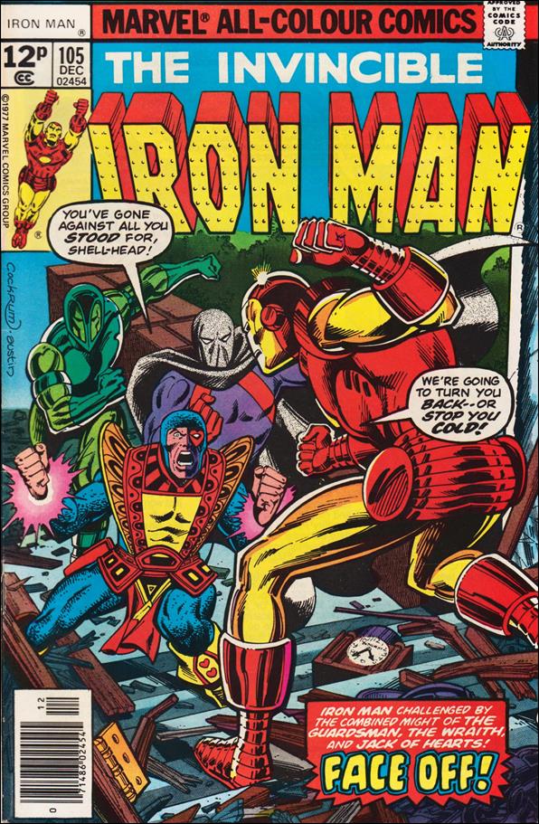 Iron Man (1968) issue 105-B UK Price Cover