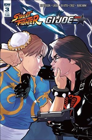 Street Fighter x G.I. Joe issue 3-B Chris Evenhuis Subscription Cover