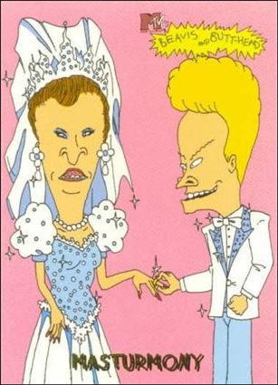 Beavis and Butt-Head (Base Set) card '7569' Masturmony