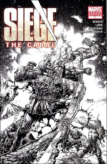 Siege: The Cabal issue 1-C David Finch 1:75 Sketch Cover