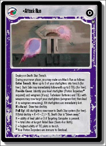 Star Wars: A New Hope Limited (Base Set) card 123 Attack Run