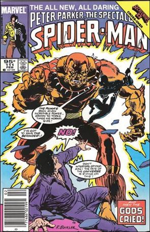 Spectacular Spider-Man (1976) issue 111-B Canadian Price Cover