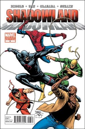 Shadowland (2010) issue 3-B Billy Tan 1:15 Cover