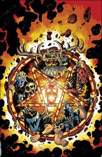 Gwar: Orgasmageddon issue 1-MS Brian Level Kickstarter Cover (Signed)