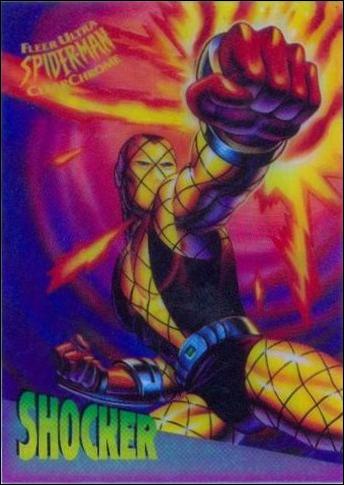 Fleer Ultra Spider-Man (ClearChrome Subset) card 8 Shocker
