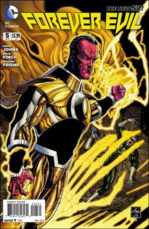 Forever Evil issue 5-E Ethan Van Sciver 1:50 Sinestro Cover