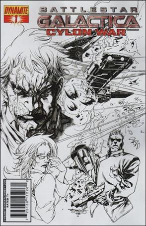 Battlestar Galactica: Cylon War issue 1-C Stephen Segovia Sketch Cover