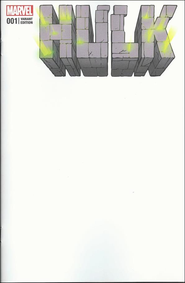 Hulk (2017) issue 1-I Blank/Sketch Cover