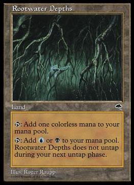 Magic the Gathering: Tempest (Base Set) card 339 Rootwater Depths