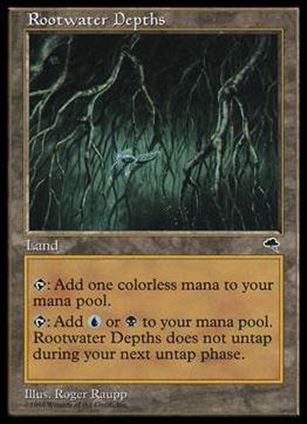 Magic the Gathering: Tempest (Base Set) card 339 Rootwater Depths