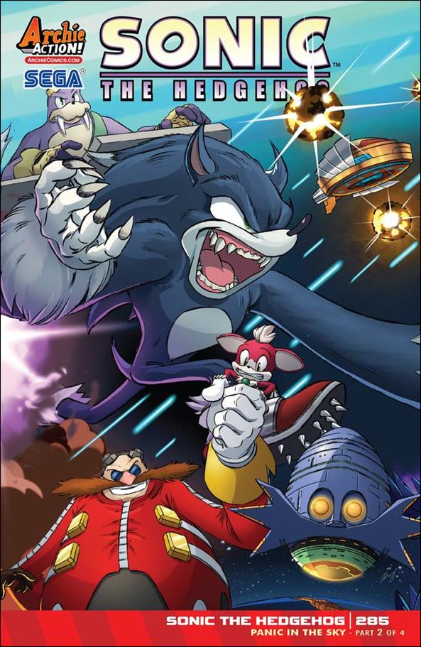 Sonic the Hedgehog (1993) issue 285 Dan Schoening Cover