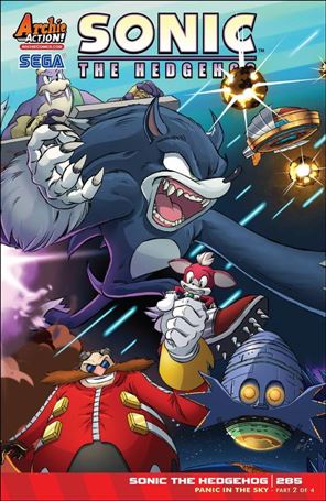 Sonic the Hedgehog (1993) issue 285 Dan Schoening Cover