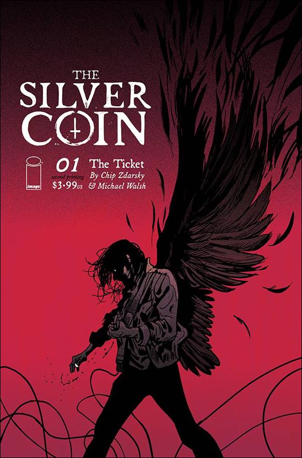 Silver Coin issue 1-D Michael Walsh Cover (2nd Printing)